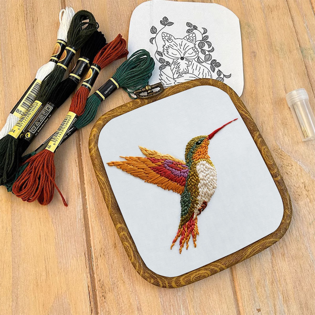 Rubbyoo Embroidery Kit-Vibrant Hummingbird2 - image 10