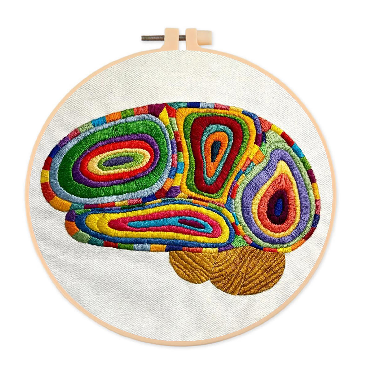 Rubbyoo Embroidery Kit-   The Colors Of Hope Diy Kit For  Aldults| Diy Craft Kits - image 1