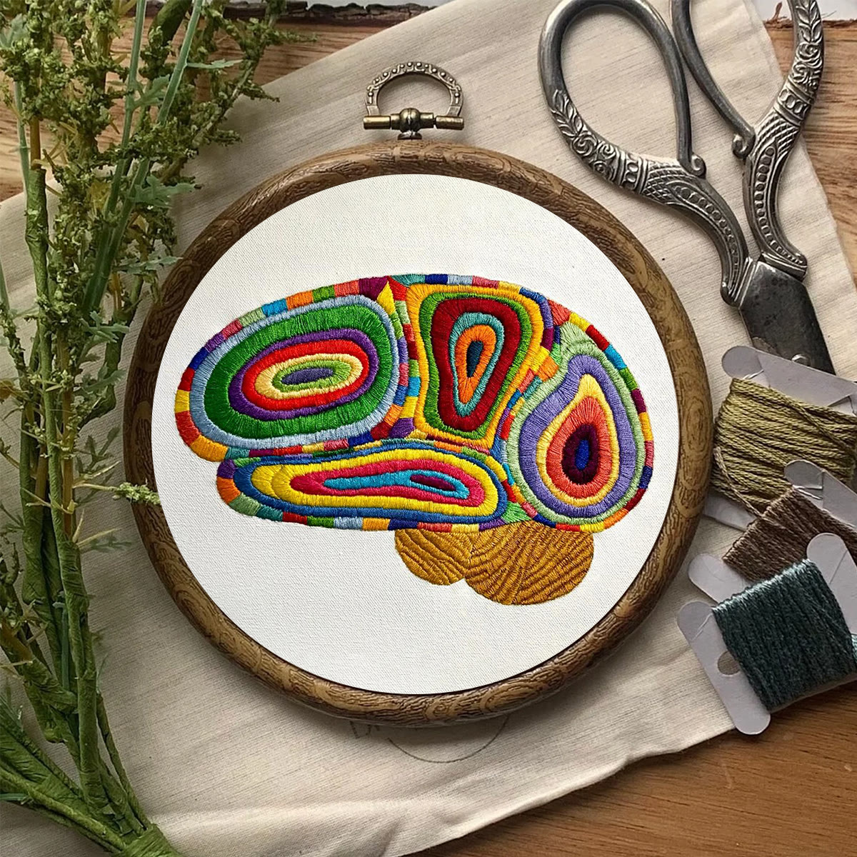 Rubbyoo Embroidery Kit-   The Colors Of Hope Diy Kit For  Aldults| Diy Craft Kits - image 7
