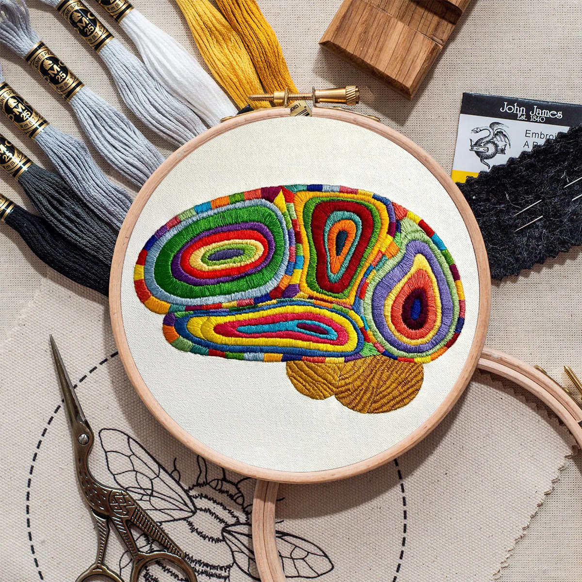 Rubbyoo Embroidery Kit-   The Colors Of Hope Diy Kit For  Aldults| Diy Craft Kits - image 9