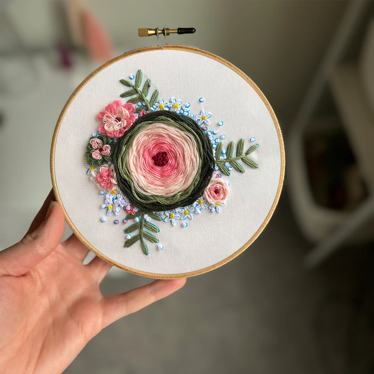 Rubbyoo Embroidery Kit-  Woven Rose Starter Kit For Craft Lover - image 2