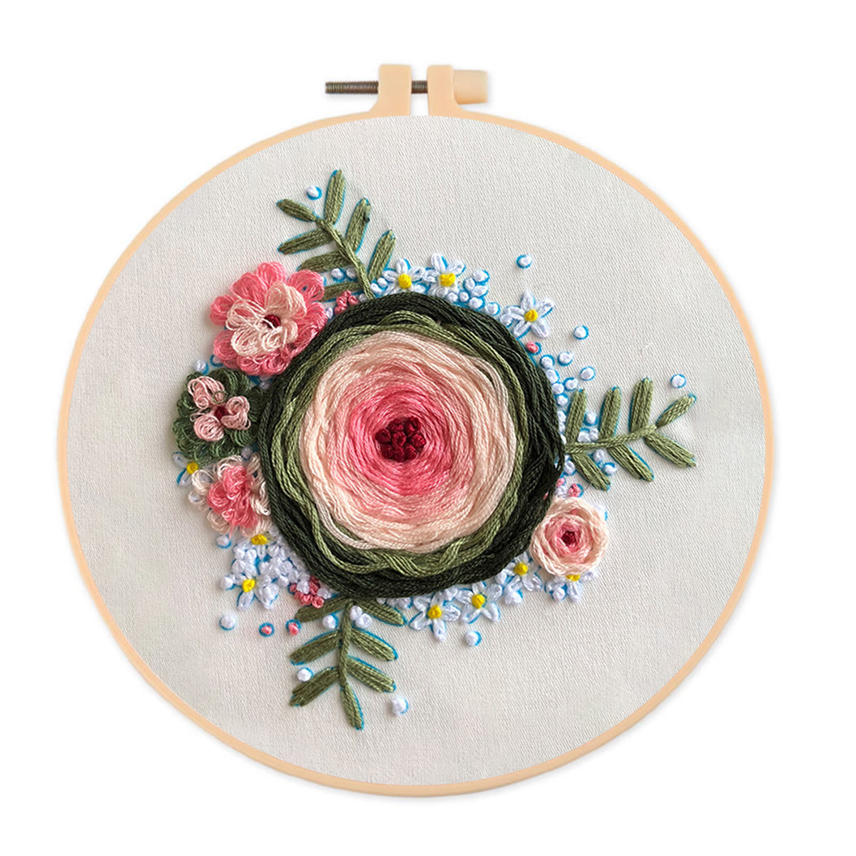 Rubbyoo Embroidery Kit-  Woven Rose Starter Kit For Craft Lover - image 1