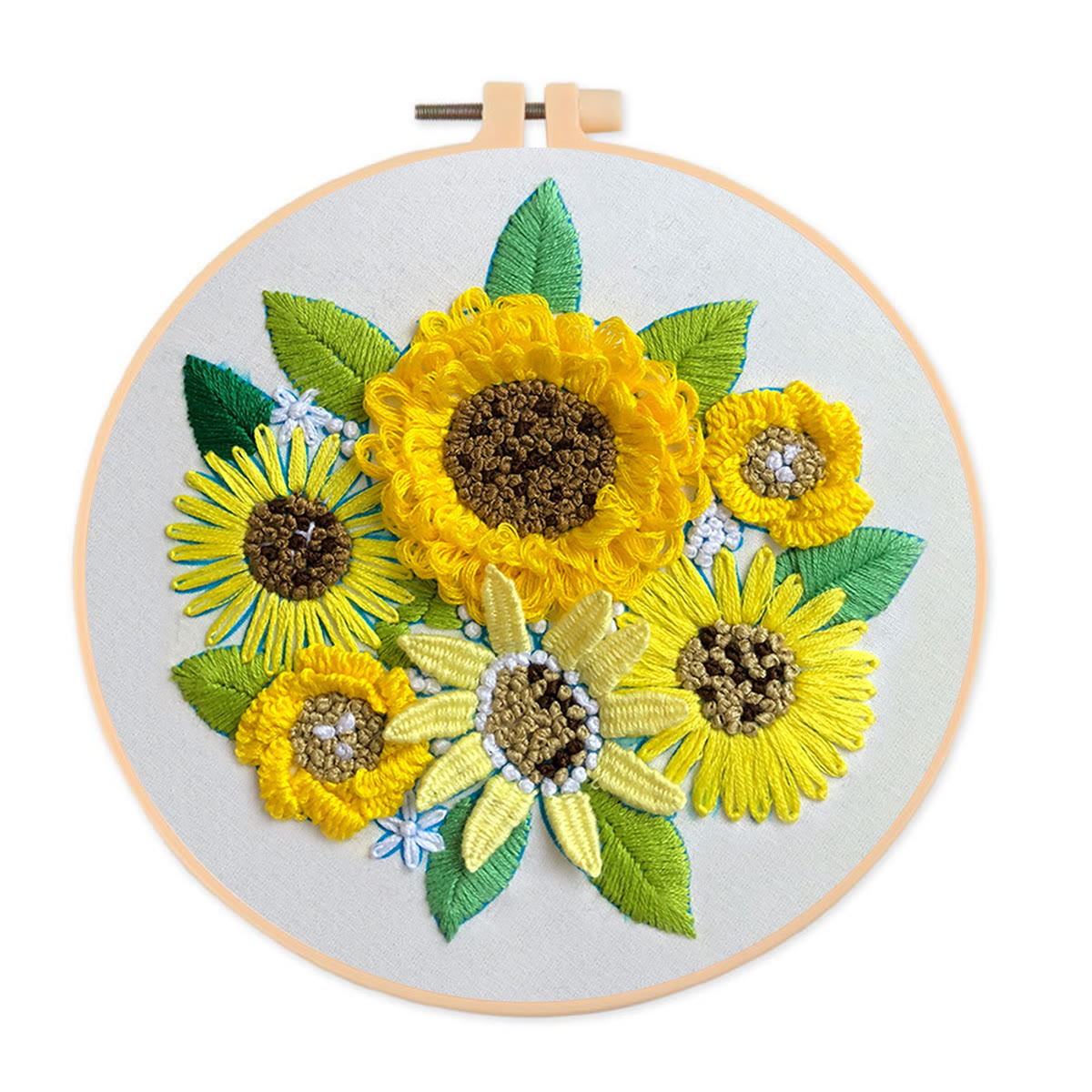 Rubbyoo Embroidery Kit-  Sunflower Starter Kit For Craft Lover - image 1