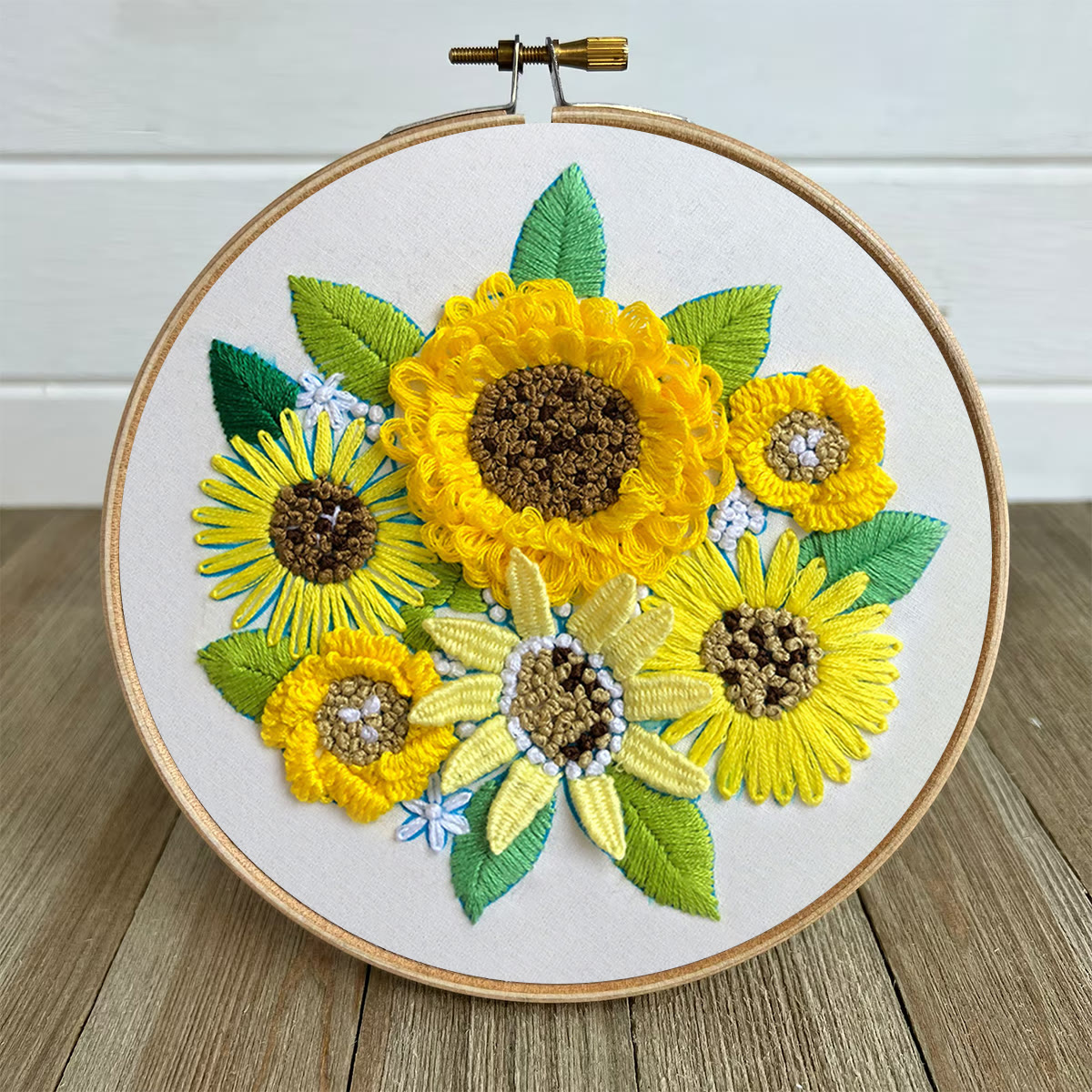 Rubbyoo Embroidery Kit-  Sunflower Starter Kit For Craft Lover - image 6