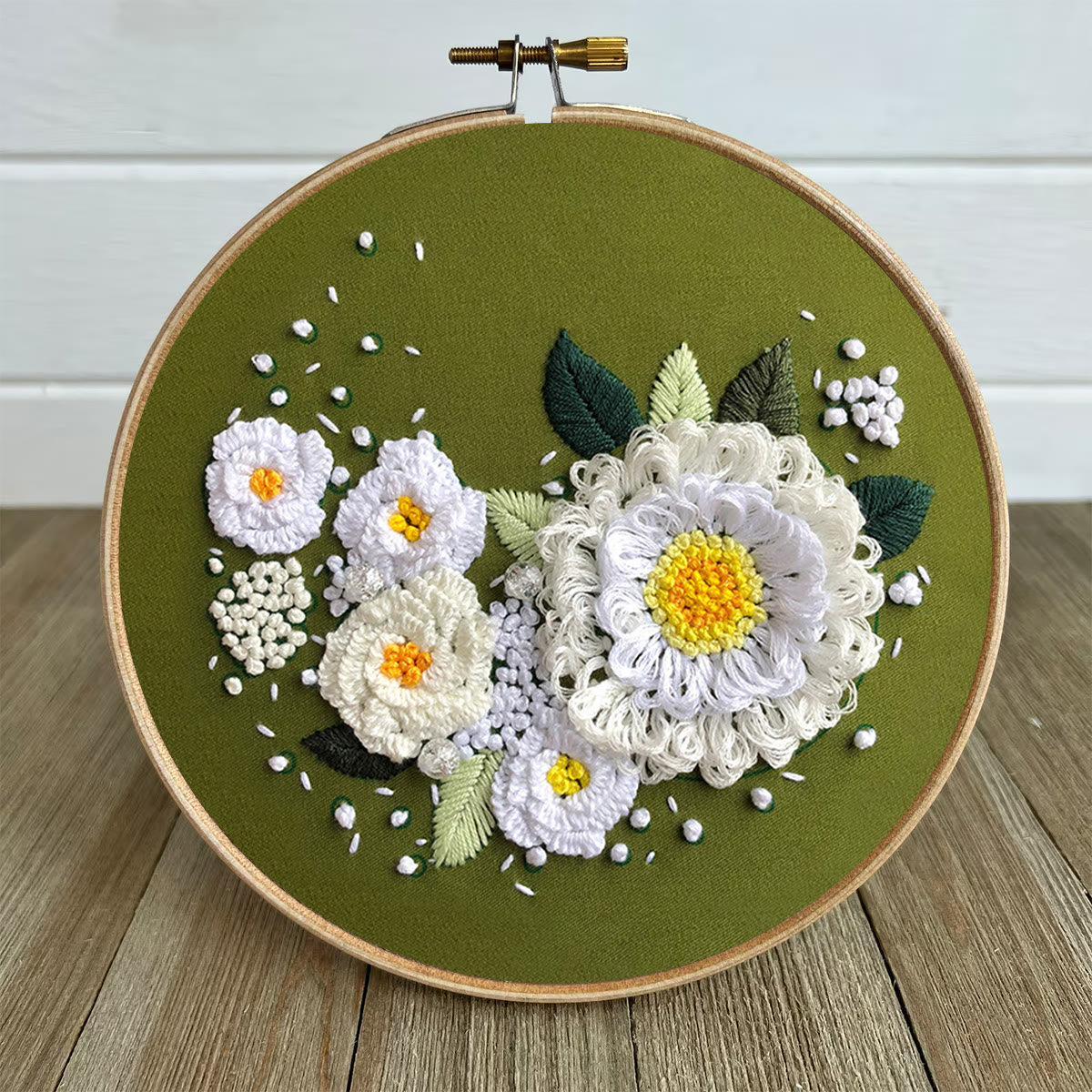 Rubbyoo Embroidery Kit-  Daisy Starter Kit For Craft Lover - image 5