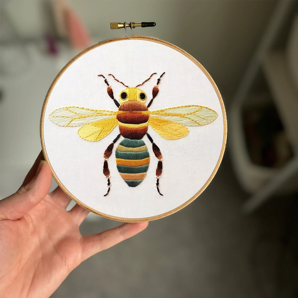 Rubbyoo Embroidery Kit- Honey Bee | Diy Craft Kits  For Beginners - image 2
