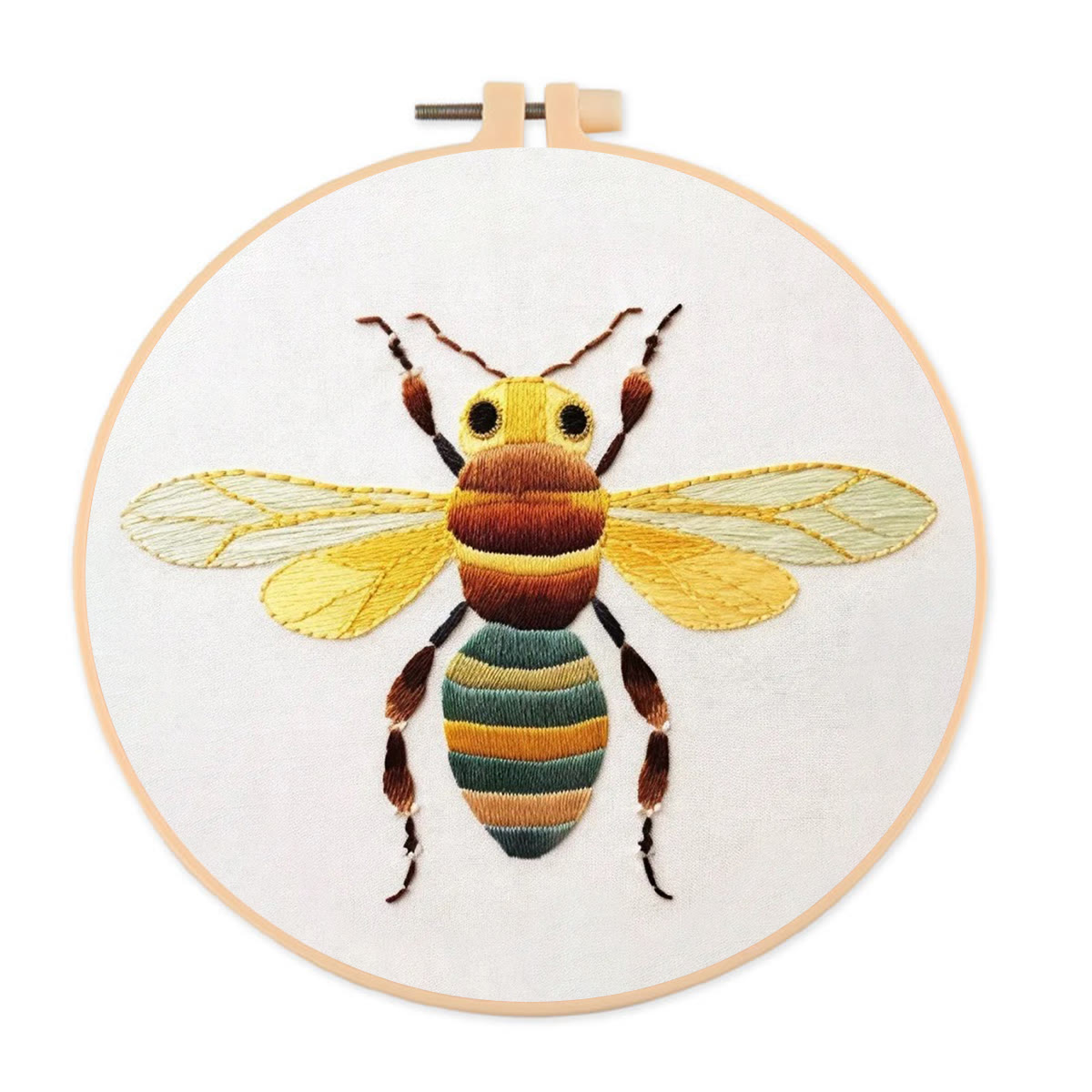 Rubbyoo Embroidery Kit- Honey Bee | Diy Craft Kits  For Beginners - image 1