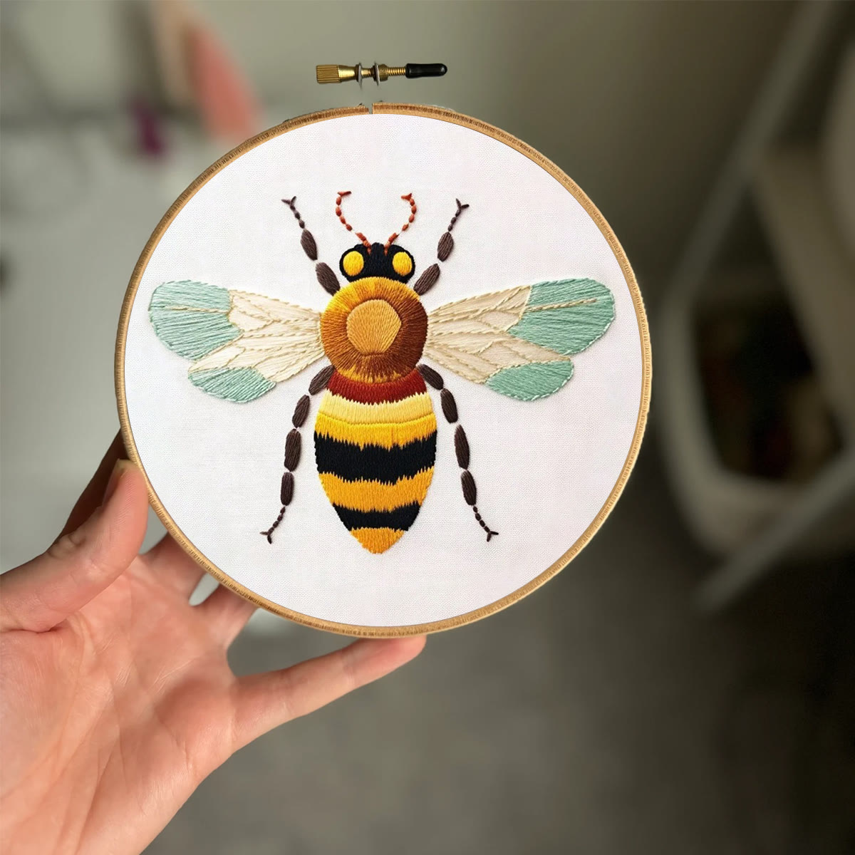 Rubbyoo Embroidery Kit- Bumble Bee| Diy Craft Kits  For Beginners - image 2
