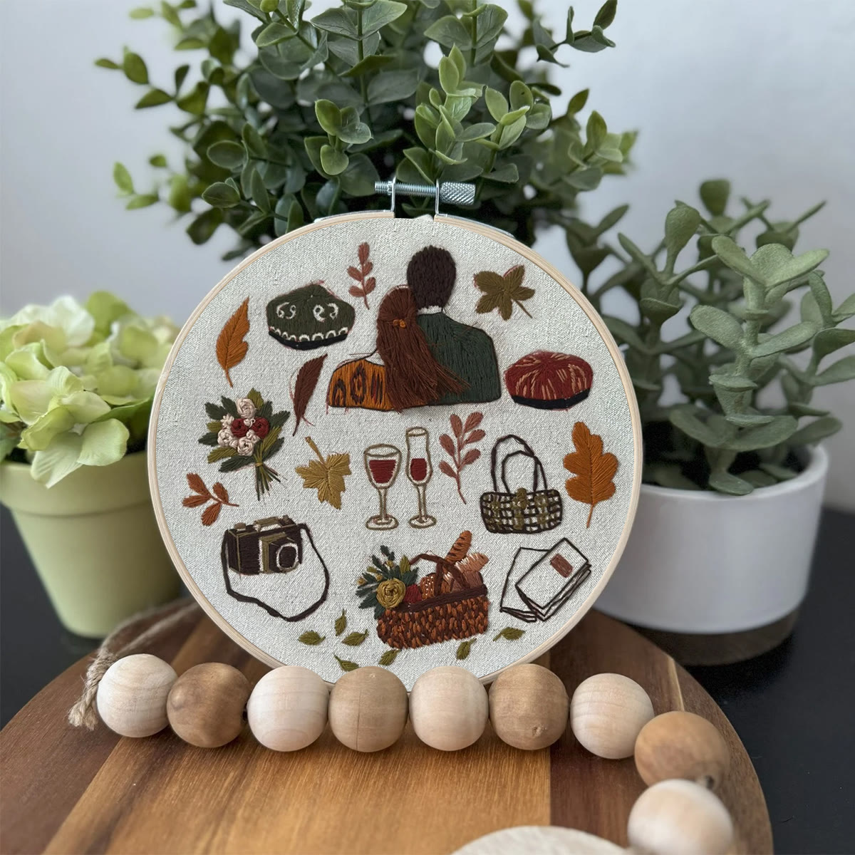 Rubbyoo Embroidery Kit- Autumn Vibes  2 | Diy Kit For Beginners  Cozy Crafts - image 3