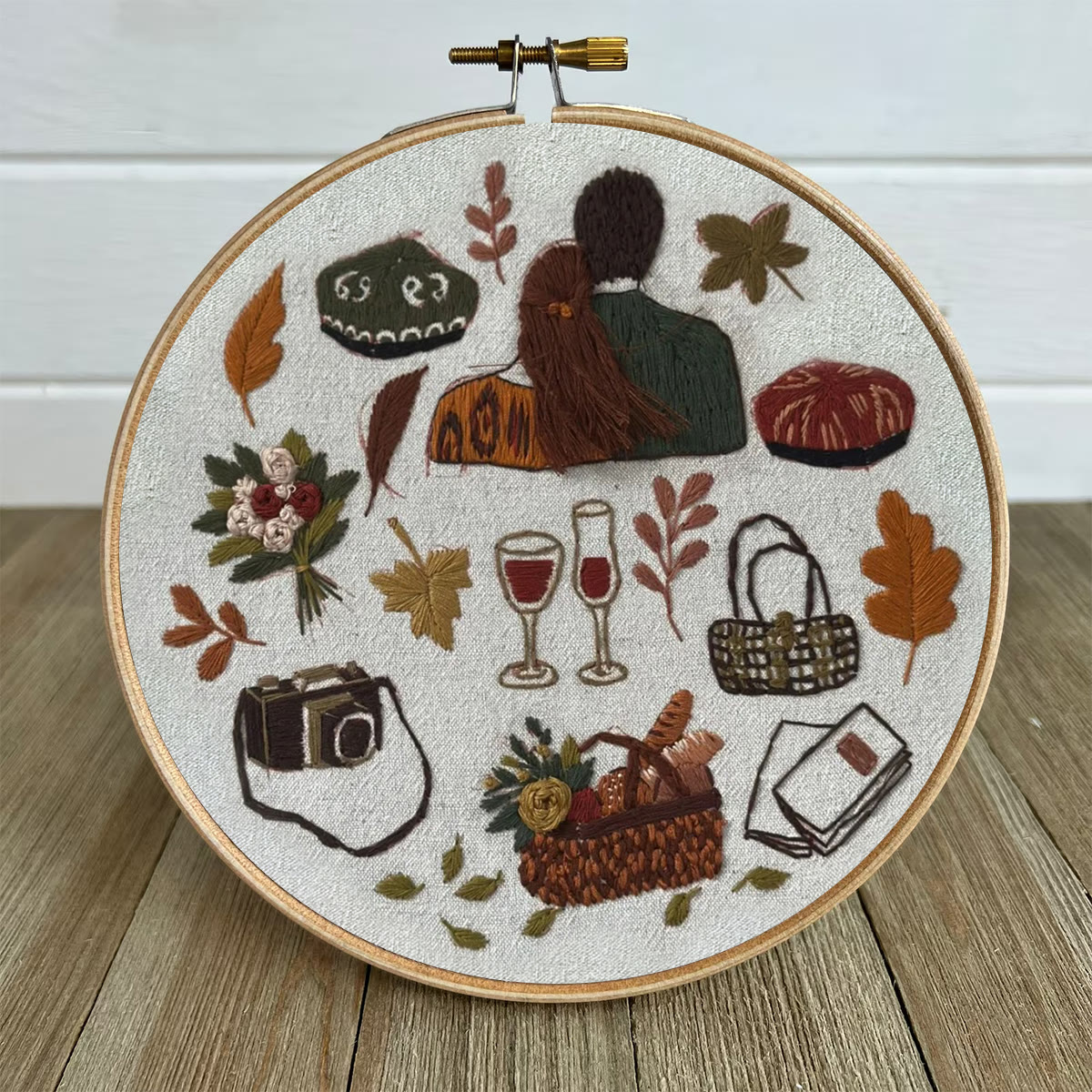 Rubbyoo Embroidery Kit- Autumn Vibes  2 | Diy Kit For Beginners  Cozy Crafts - image 5