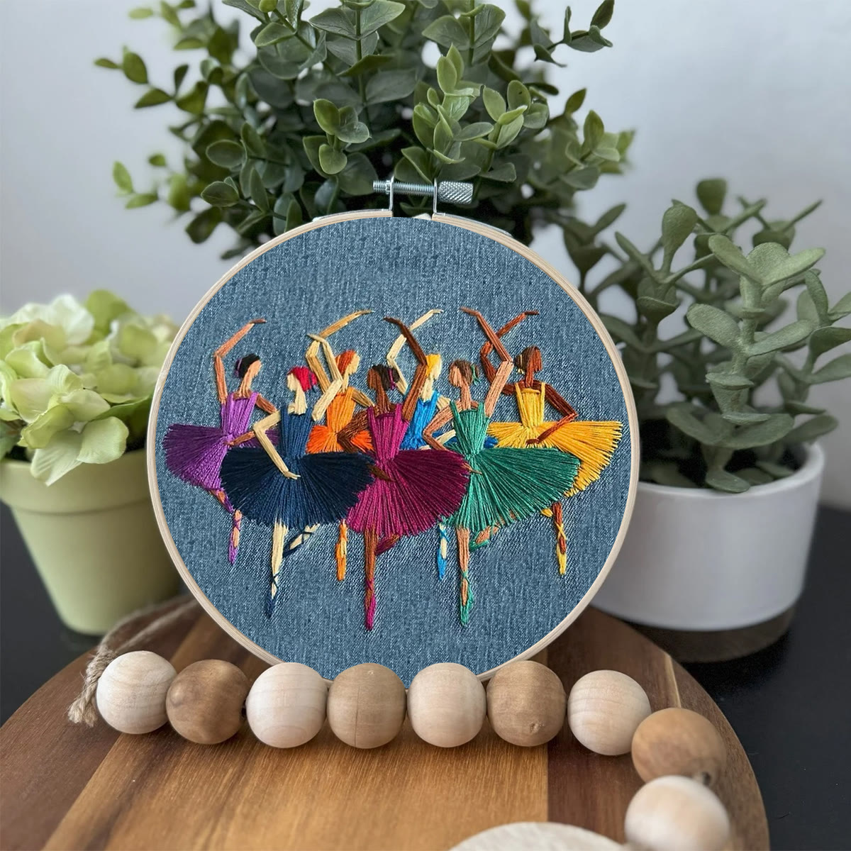 Rubbyoo Embroidery Kit- Dancers Portrait | Cozy Crafts Diy Kit For Women - image 3