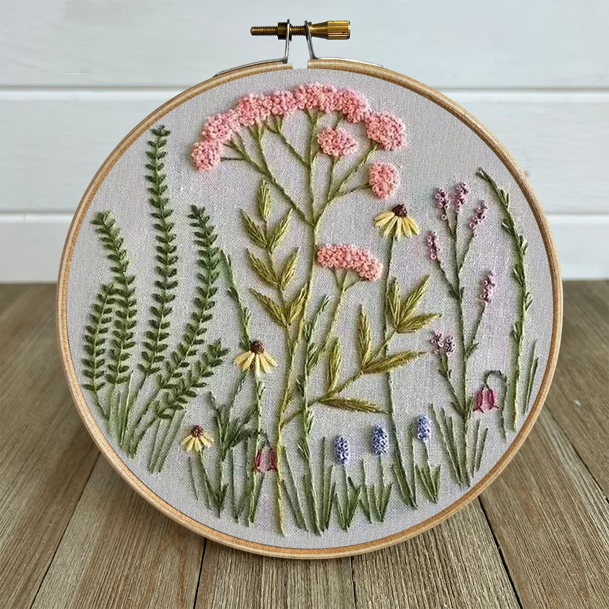 Rubbyoo Embroidery Kit-Wildflowers Pattern | Embroidery Kit For Beginner,Modern Embroidery - image 5