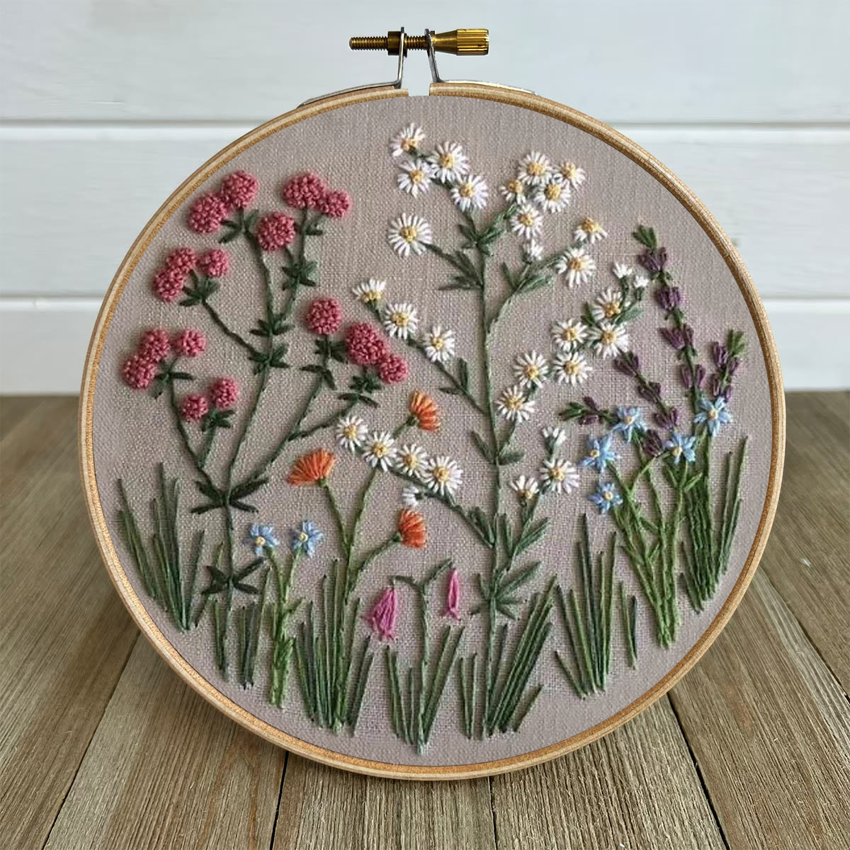 Rubbyoo Embroidery Kit-Floral Plant Pattern 2 | Embroidery Kit For Beginner,Modern Embroidery,Cross Stitch - image 6