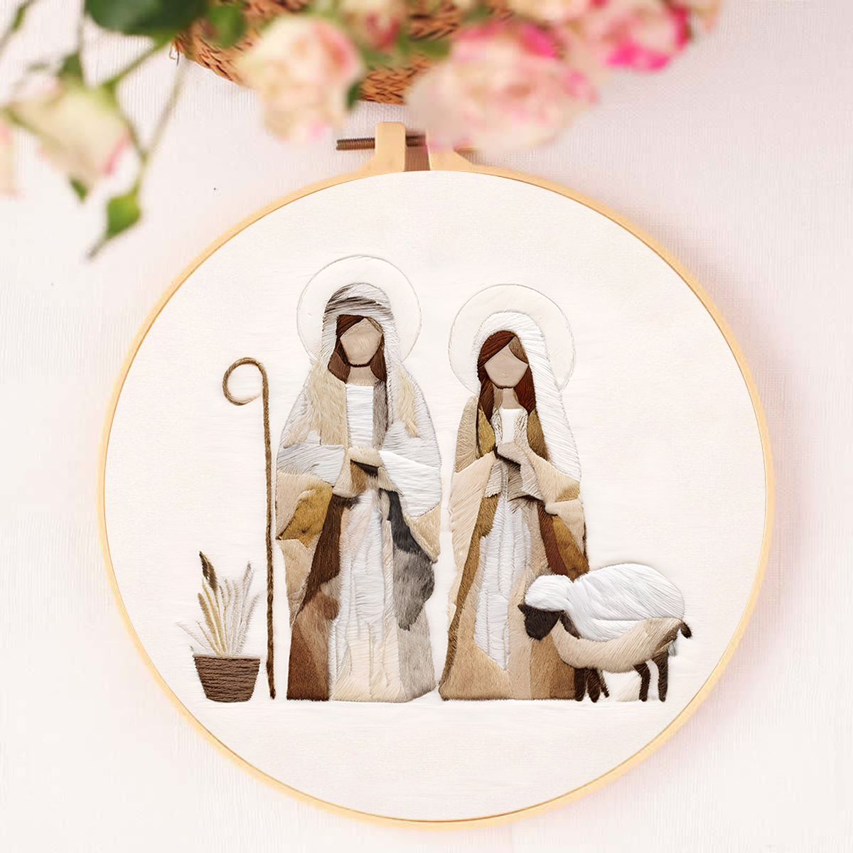 Rubbyoo Embroidery Kit - Mary and Joseph - image 6