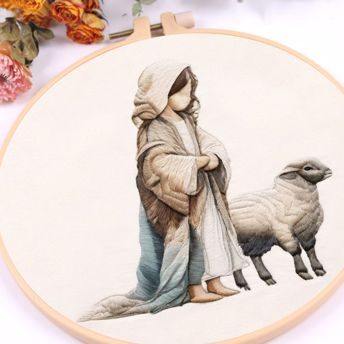 Rubbyoo Embroidery Kit - Jesus Christ - image 10