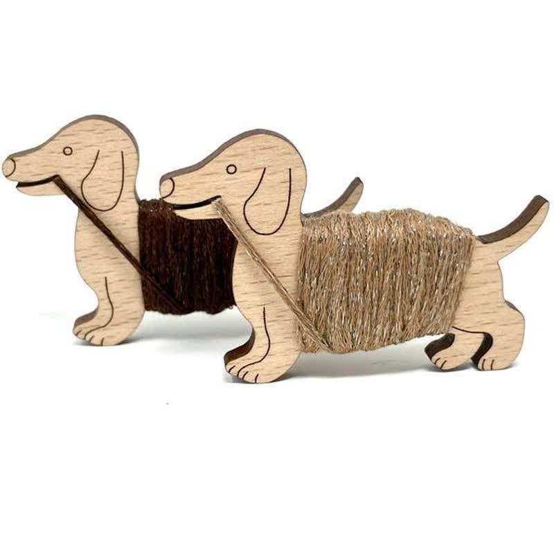 Premium Dachshund bobbins for cross stitch and embroidery