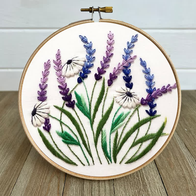 Rubbyoo Embroidery Kit - Floral Diy Craft Kits - image 5