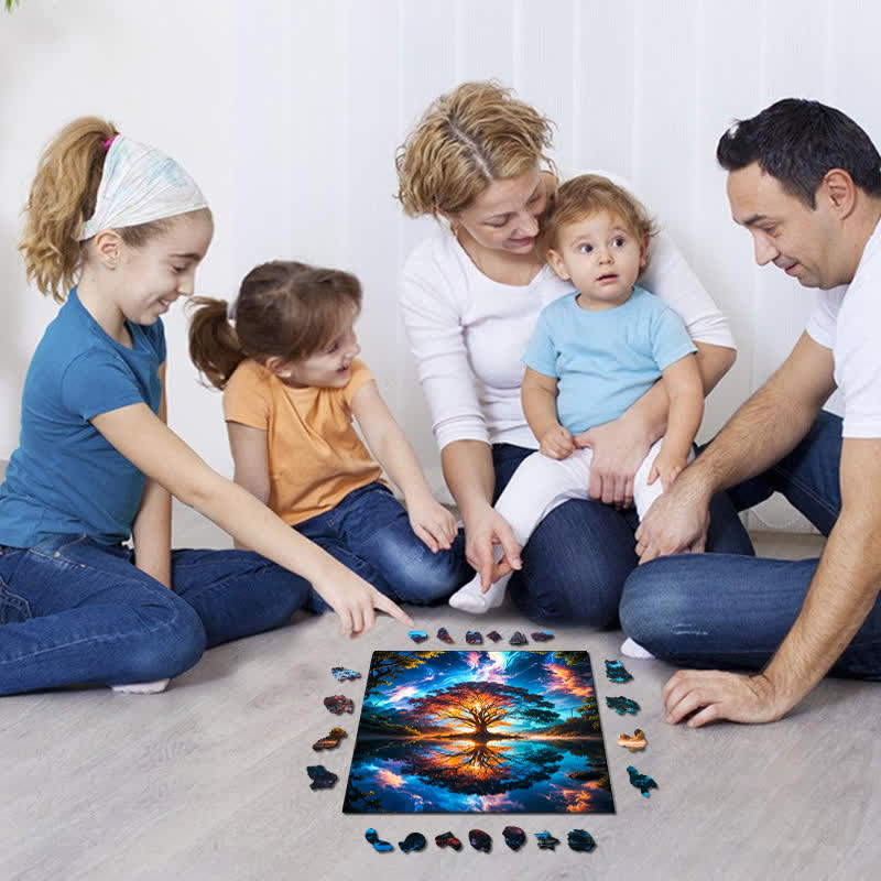 Brilliant Tree of Life - Wooden Jigsaw Puzzle