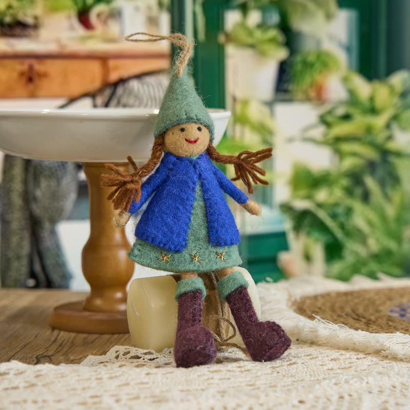 Needle Felted Doll - Handmade Doll Gift| Made With Love-felted