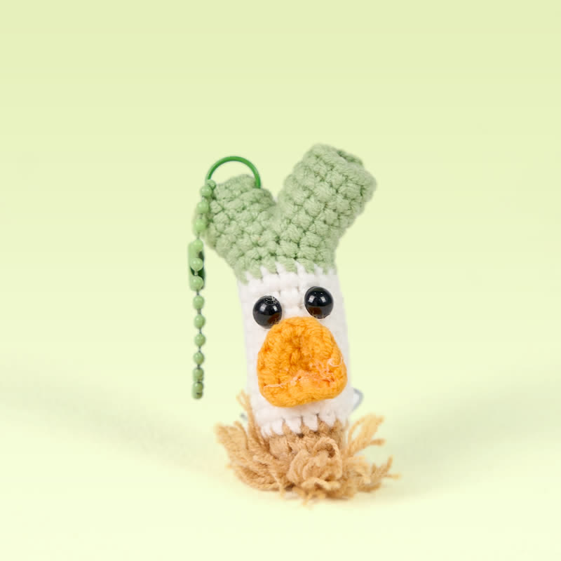 Handmade Scallion Crochet - Fashion Accessories | Handmade Crochet Keychain | Cute Gift 
