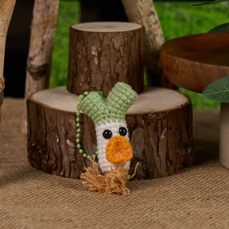 Handmade Scallion Crochet - Fashion Accessories | Handmade Crochet Keychain | Cute Gift 