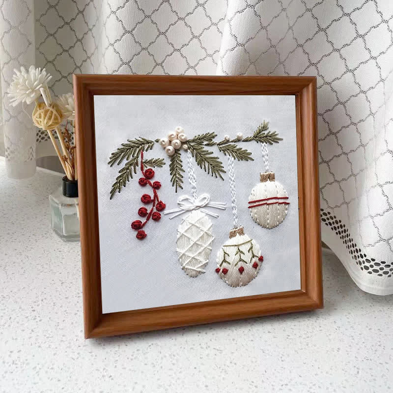 Rubbyoo Embroidery Kit - Merry Christmas Handmade DIY Kits - Embroidery Kit Plus An Extra Frame - image 12