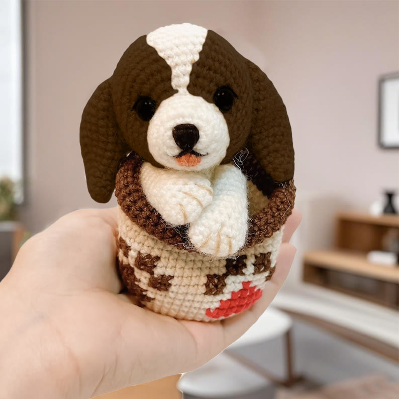  Diy Handmade Dog Crochet Kit - Lovely Puppy Craft | Unique Present For Puppy Lovers - Diy Handmade Dog Crochet Kit - image 1