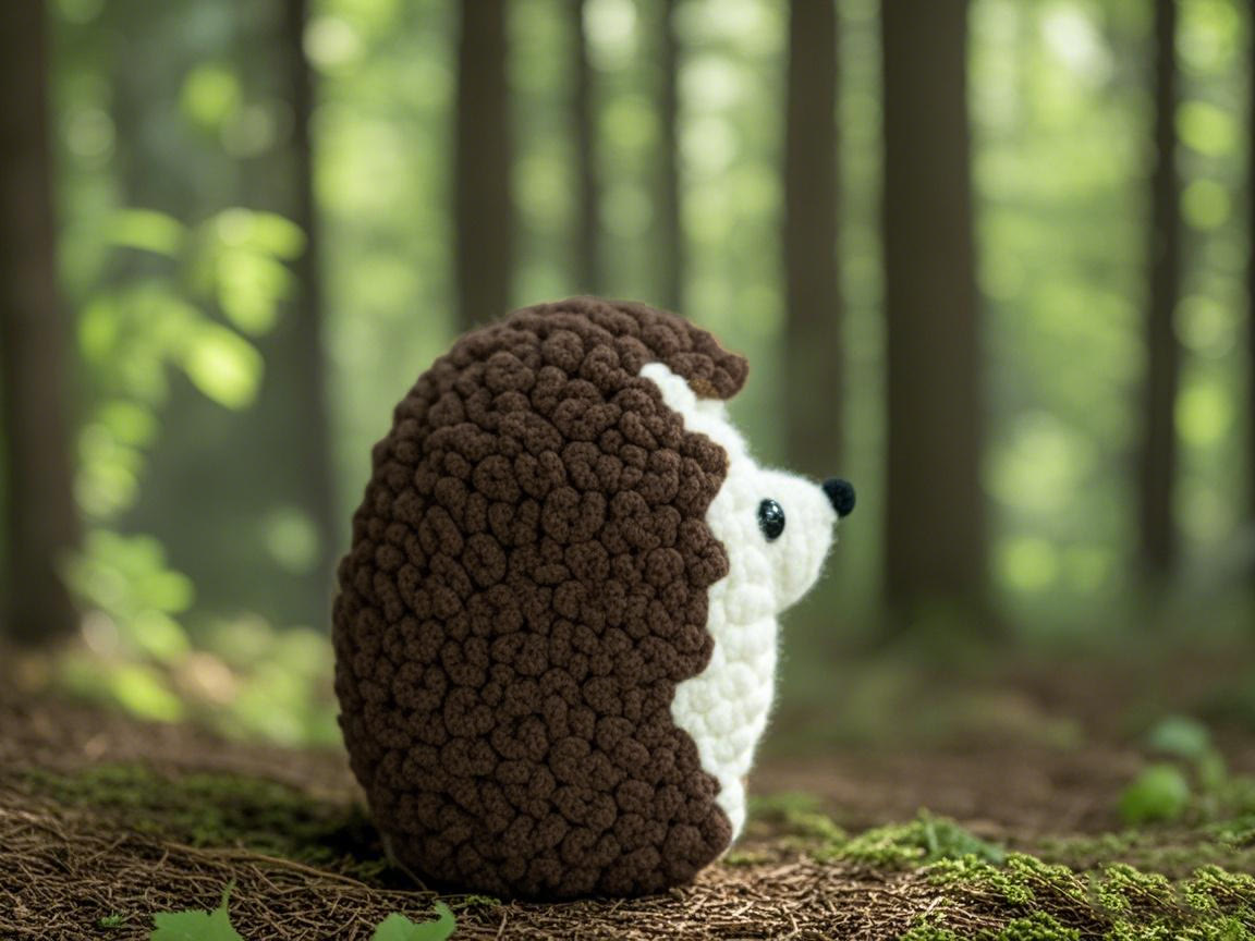  Diy Handmade Hedgehog Crochet Kit - Cute Animal Doll | Beginner Friendly Needlework - image 2