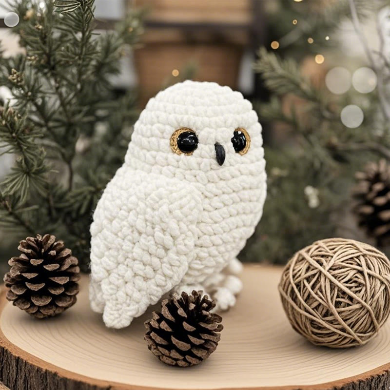  Diy Handmade Owl Crochet Kit - Cute Animal Toy | Crochet Starter Set  - Diy Handmade Owl Crochet Kit - image 1