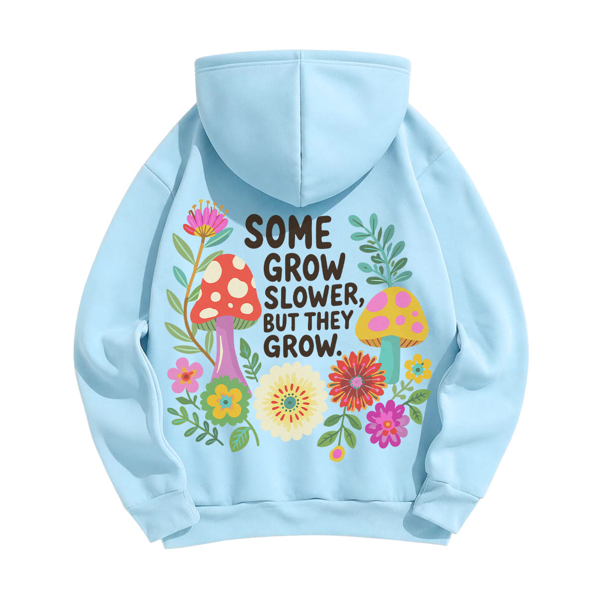 Rubbyoo Some Grow Slower But They Grow Unisex Hoodie  - image 15
