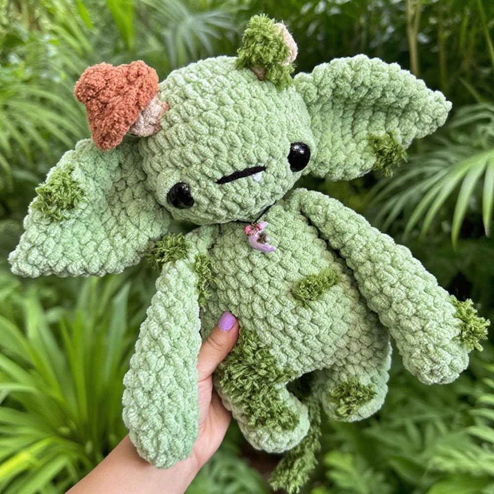 Diy Handmade Crochet Baby Forest Kit - Cute Handmade Doll | Nice Birthday Craft - Diy Handmade Crochet Baby Forest Kit - image 1