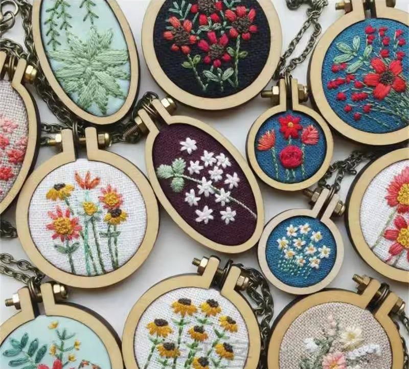 Embroidery Mini Wooden Hoops | Cross Stitch Frame | Diy Sewing Accessories - image 1