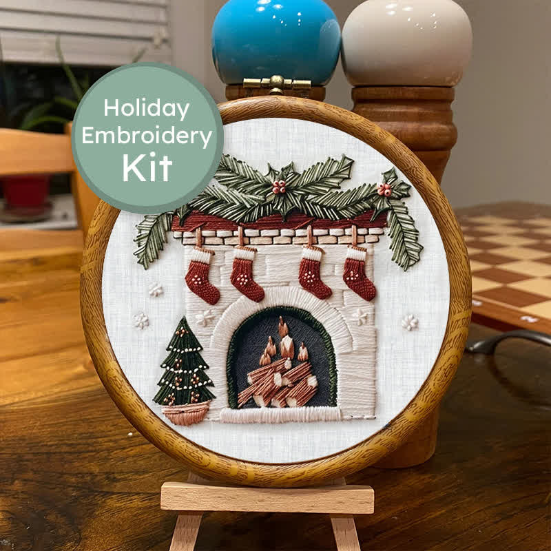 🎅Rubbyoo Christmas Embroidery Kit - Embroidery Hoop Art| Christmas Bauble Ornaments - image 10