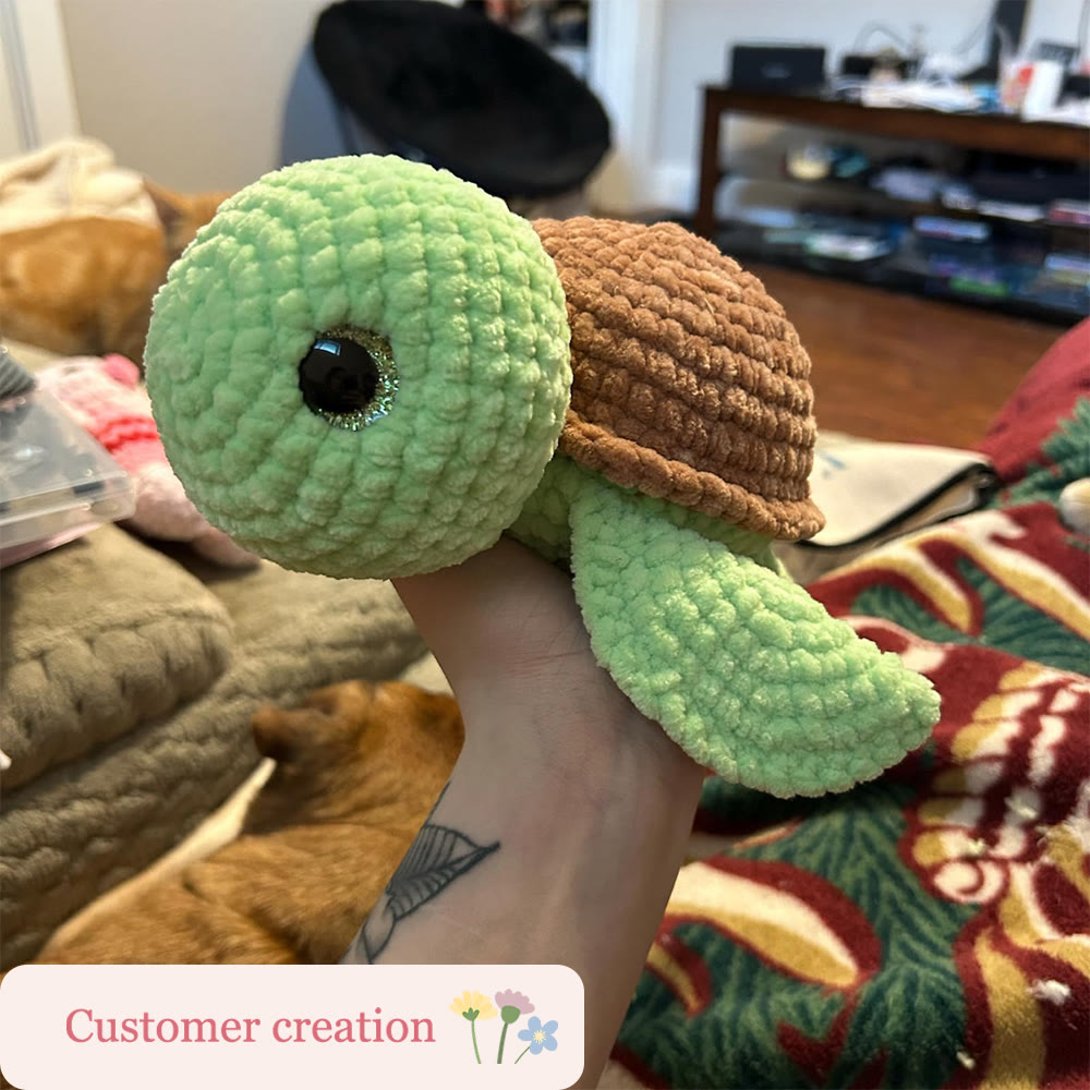 Diy Handmade Turtle Crochet Kit - Easy Crochet Toy |  Handmade Plush Doll Gifts - image 4