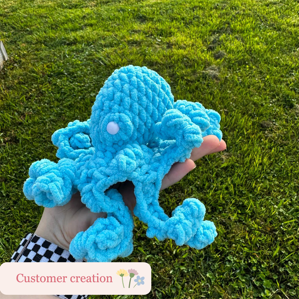 Diy Handmade Rich Colour Octopus Crochet Kit -  Cutest Crochet Collection | Unique Handicraft For Babies - image 7