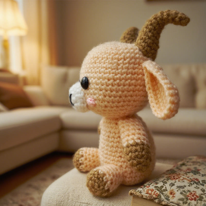 Diy Handmade Goat Crochet Kit -  Adorable Crocheted Animal | Nice Gift For Kids  - image 2