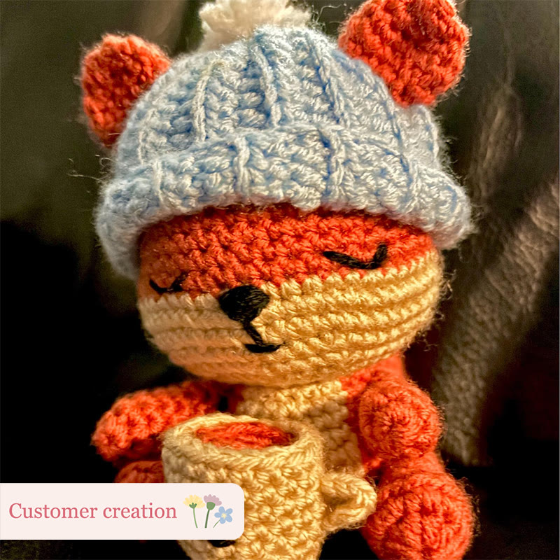 Diy Handmade Sleepy Squirrel Crochet Kit - Cute Sewing Doll | Perfect For Handmade Beginner - image 6