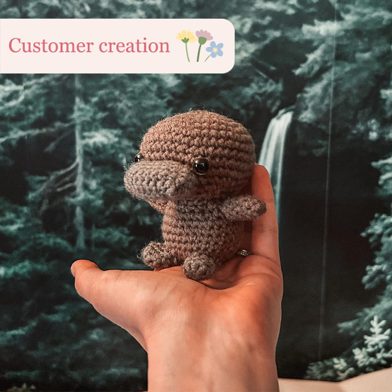 Diy Handmade Tiny Platypus Crochet Kit - Adorable Animal Craft | Nice Handmade Gifts For Kids - image 6