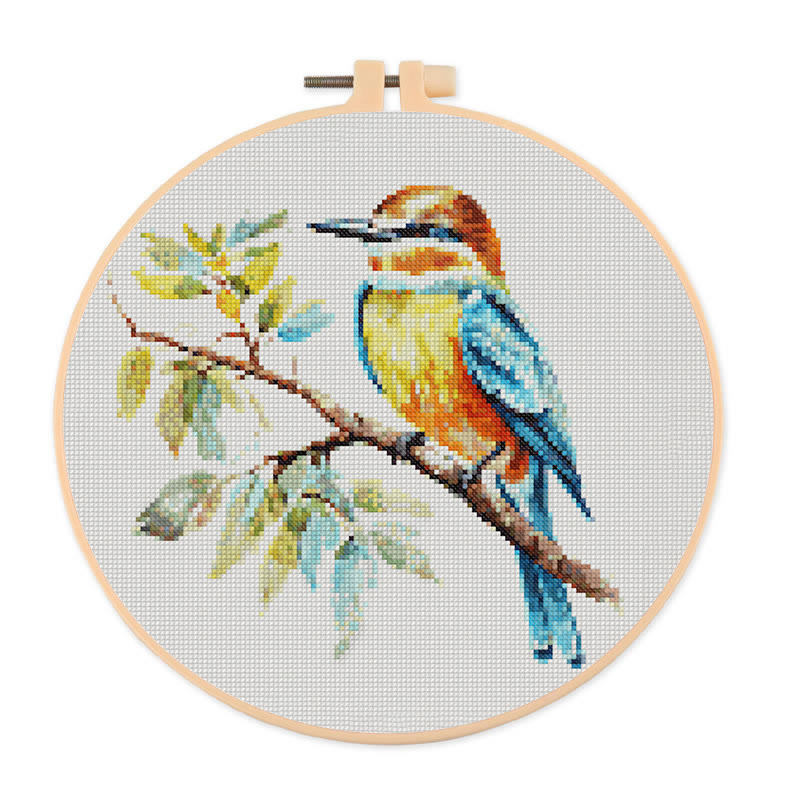  Cross Stitch Kit - Charming Bird | Unique Birthday Gifts For Animal Enthusiasts |  Needle Craft For Beginner  - 20×20cm - image 1