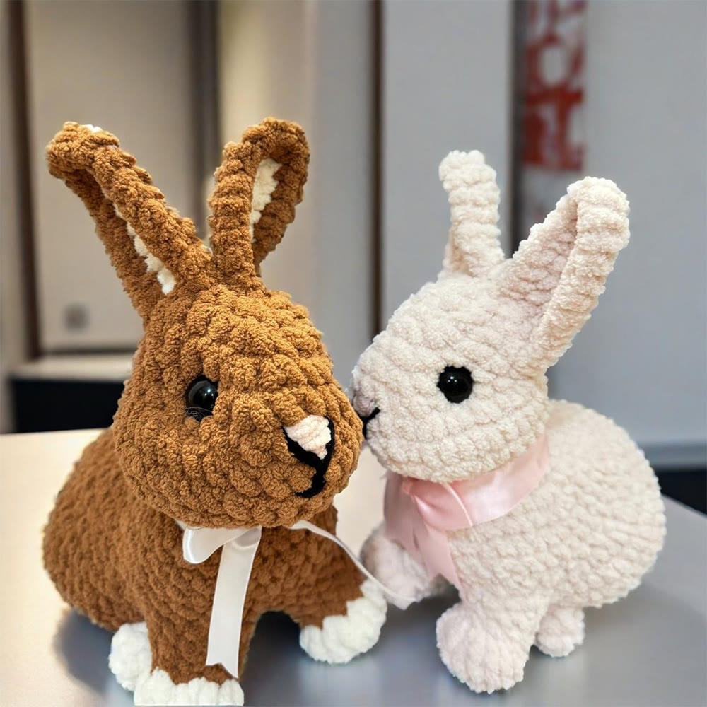 Diy Handmade Baby Rabbit Series Crochet Kit - Perfect For Beginners  | Easy crochet collection - image 1