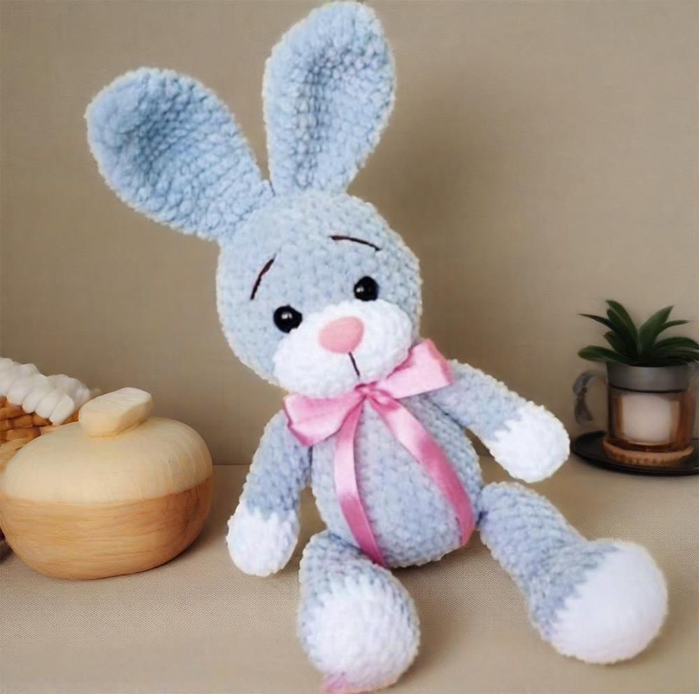 Diy Handmade Plush Rabbit Crochet Kit - Home Decorative Handicraft  | Unique Birthday Gifts Ideal  - image 2