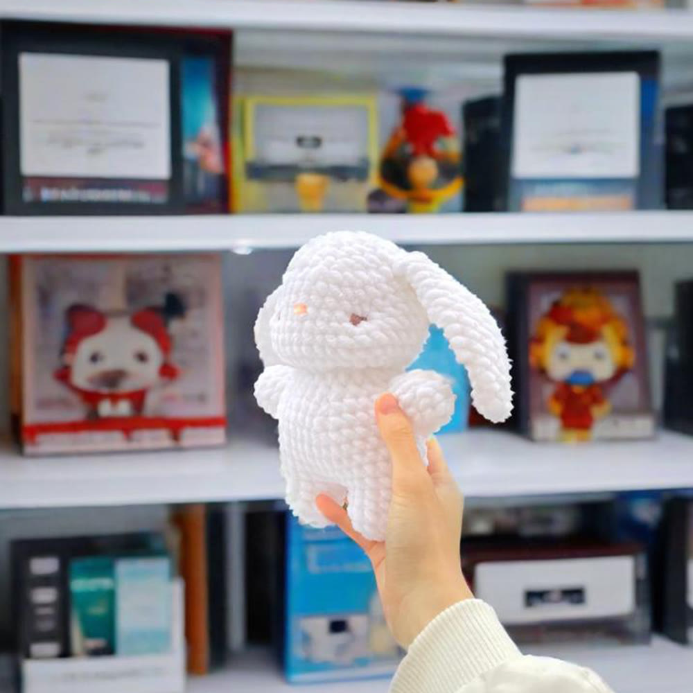 Diy Handmade Chubby Bunny Crochet Kit - Handmade Birthday Gifts For Child | Adorable Animal Craft - image 2