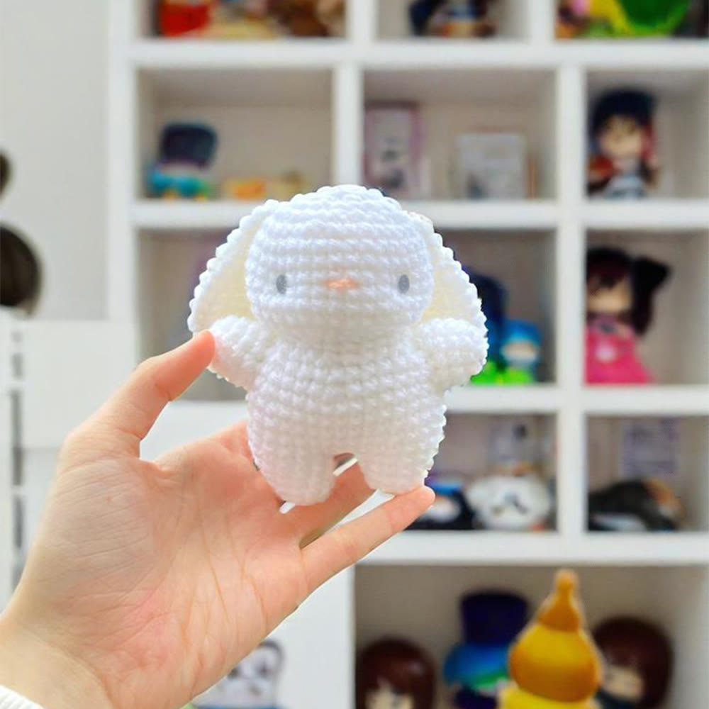 Diy Handmade Chubby Bunny Crochet Kit - Handmade Birthday Gifts For Child | Adorable Animal Craft - Diy Handmade Chubby Bunny Crochet Kit - image 1