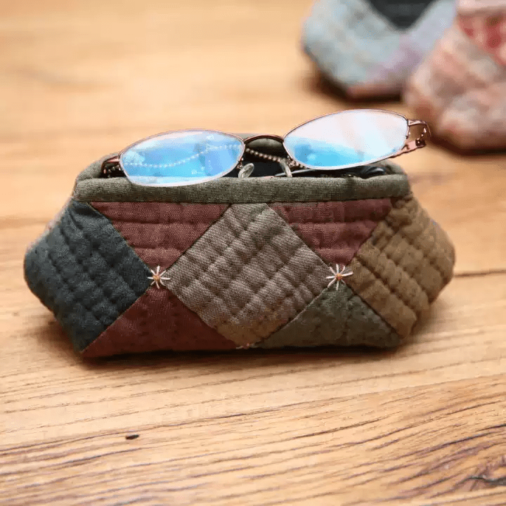 Embroidery Storage Bag  Kits | Handmade Creative Glasses Case | Diy Zipper Pencil Case  - image 2