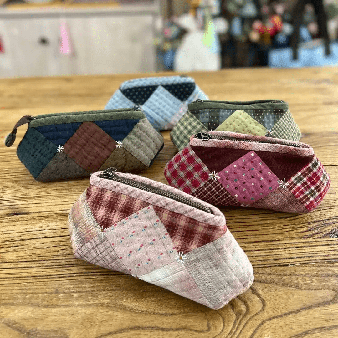 Embroidery Storage Bag  Kits | Handmade Creative Glasses Case | Diy Zipper Pencil Case  - image 1