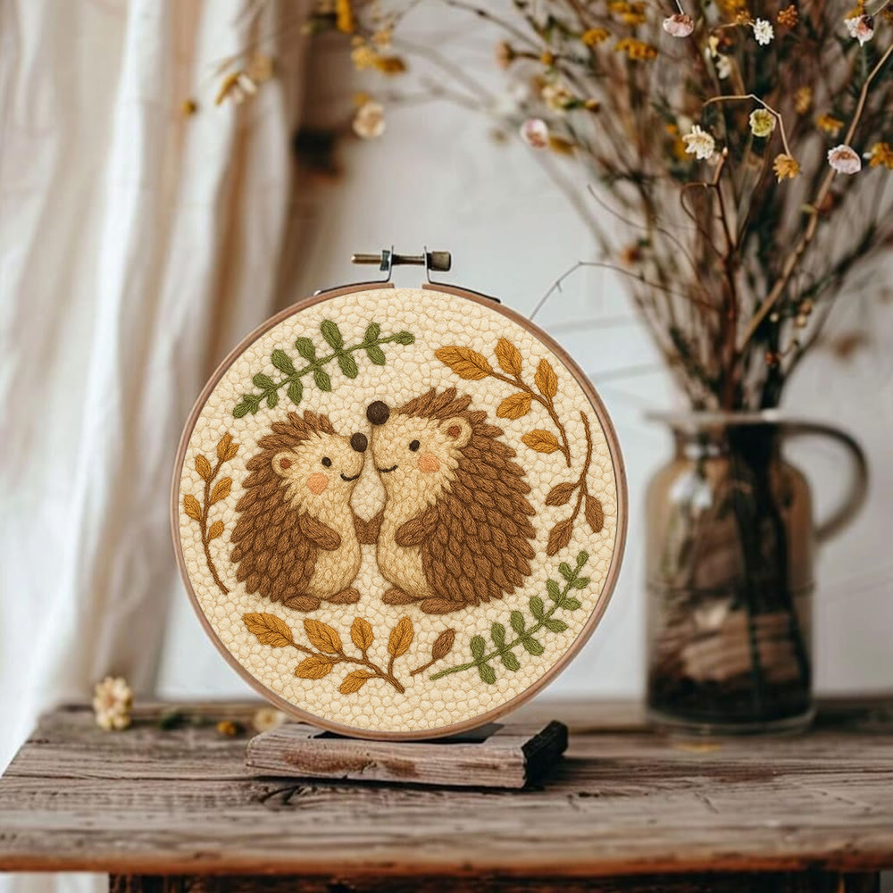Heartwarming Hedgehog Punch Needle Kit - Cute Animal Handicraft | Perfect Needlework For Craft Lovers - image 10