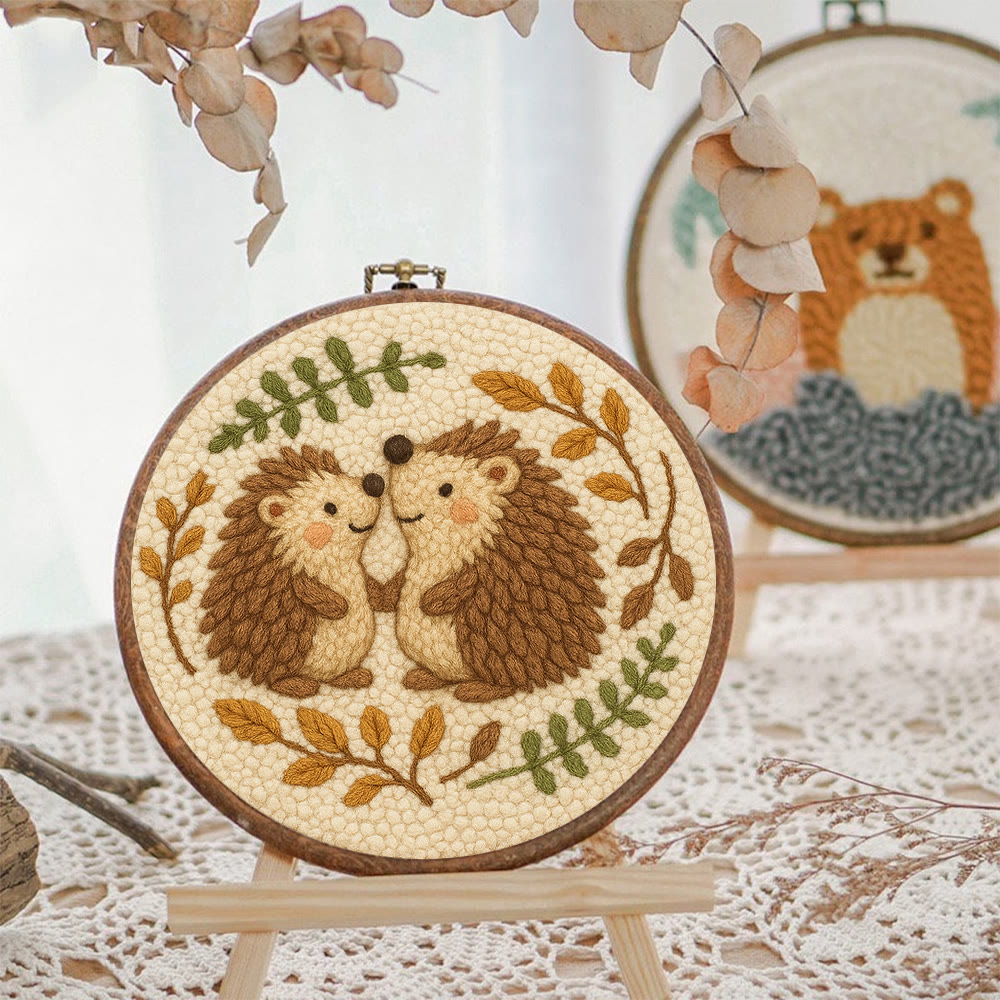 Heartwarming Hedgehog Punch Needle Kit - Cute Animal Handicraft | Perfect Needlework For Craft Lovers - image 6