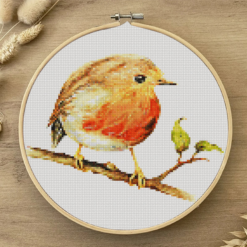  Cross Stitch Kit - Cute Hummingbird | Gifts For Animal Lovers |  Handmade Home Decor - image 2