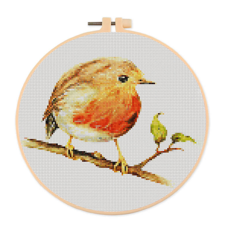  Cross Stitch Kit - Cute Hummingbird | Gifts For Animal Lovers |  Handmade Home Decor - 20×20cm - image 1