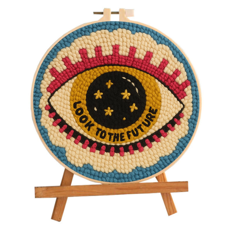 Look To The Future Punch Needle Kit - Decorative Needle Craft | Handmade Birthday Gifts For Friends  - image 9